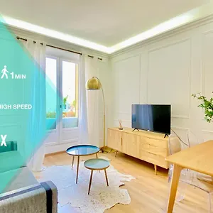 Designer Garden View Ac, Fiber Wifi Heart Of , Monte Carlo Monaco